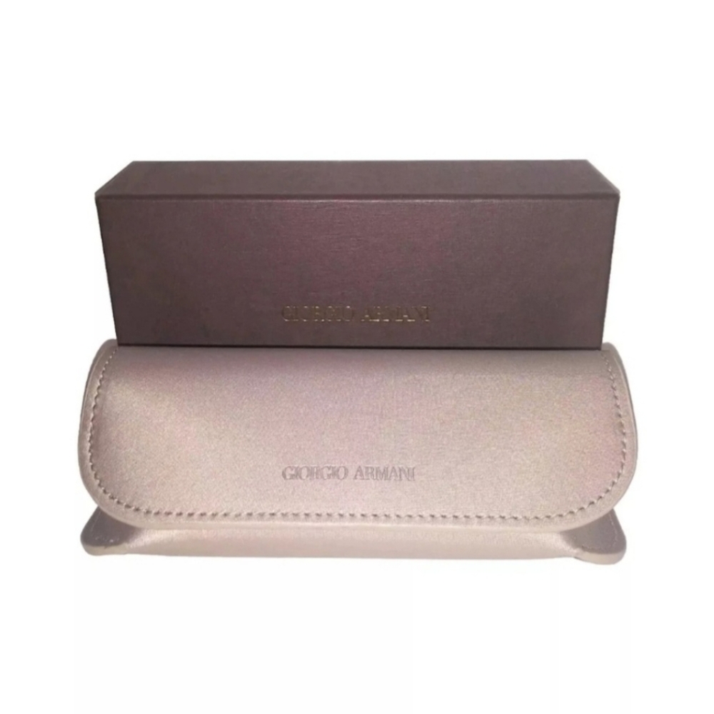 Giorgio Armani Silver Eyewear Unisex Case & Gift Box
